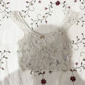 Lace Bow Top